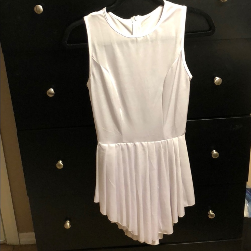 White short dress